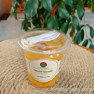 Sundia Canned Peach Yellow dalam Juice Pear 198g